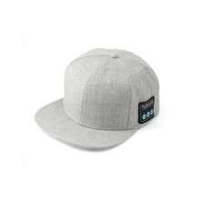 (Gray white) (Gray white) Hat with Bluetooth Speaker Wireless Smart Loudspeaker Cap Adjustable Speakers Hat For Outdoor Sport