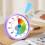 Kids Timer Visual Silent Learning Tool Digital Countdown Clock for School Classrooms Kitchens Bedroom Libraries Desk Gym 5