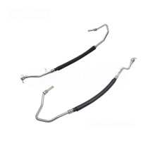 2PCS Engine Oil Cooler Hose Feed Return Kit MR431080+MR431081 for Montero Pajero III 3.0 3.5 3.8 2000-2006