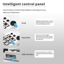 N1 Programmable Macro Keyboard Multifunctional Console Panel Assistente Custom Button Keyboard for PC Laptop A