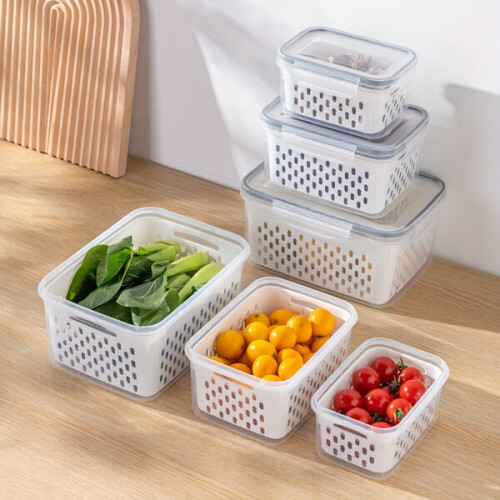 Kühlschrank-Organizer-Set mit Sieb – ein echtes Schnäppchen! 1