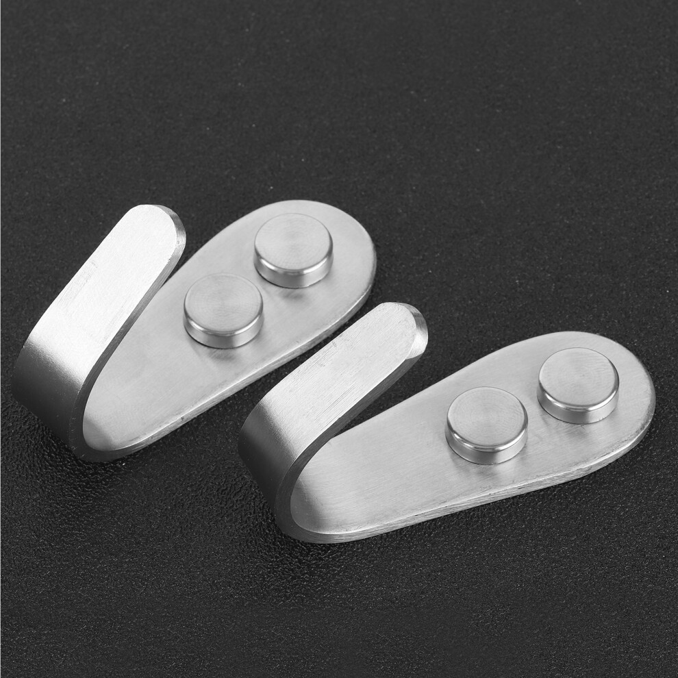 Versatile Wall Mounted Hook Pair