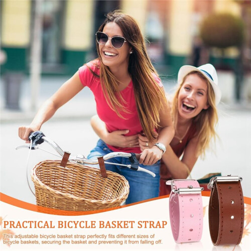 Bicycle Basket Strap, Adjustable Bike Front Baskets Straps Bike Front Baskets Strap Bicycle Basket Strap
