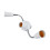 2X E27 LED Bulb Splitter Adapter Adjustable Light Holder Socket Converter for Exhibitions Light Holder 3 Heads 2