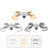 Propeller Guard for Potensic ATOM 3 Drone Quick Release Propellers Protector Props Wings Blades Paddle Cage Cover Orange 2