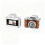 Retro  Keychain Camera Compact Thumb Pocket Digital Cam 1080P CCD Flash Magnetic Mount C:Brown 2