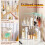 Boîte à cosmétiques d'angle, carrée, grande capacité. 4
