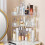 Boîte à cosmétiques d'angle, carrée, grande capacité. 5