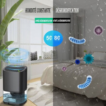 Déshumidificateur pour la maison et la chambre, petit déshumidificateur silencieux, mini humidificateur