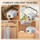 Sèche-Linge Portable Électrique Pliable avec Télécommande et Prise Américaine B 6