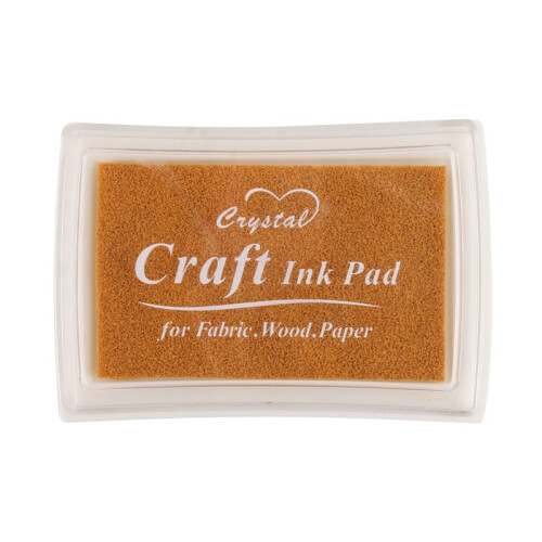 5X Rubber Stamp Ink Pad Stamp Inkpad Ink Pad - Gold 1