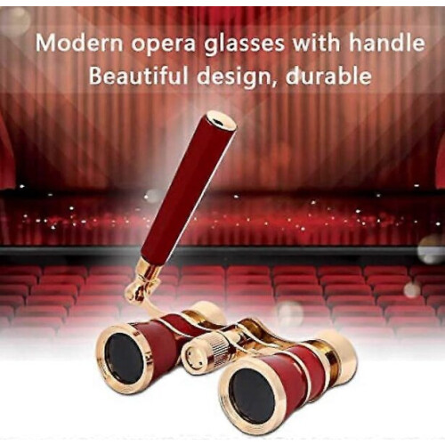 Κιάλια Opera Glasses 3x25 Bk7 με οπτικό γυαλί, φορητό τηλεσκόπιο 2
