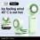 Portable Handheld Cooling Fan Semiconductor Ice Cold  Fan Rechargeable 3000mAh Foldable Digital Display Green 2