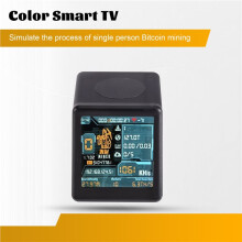 Farbenfroher -TV mit 1800 KH/S und Bitcoin-Miner ESP32 BTC SOLO Display - Tolles Geschenk für Technikbegeisterte, Display für Krypto-Mining
