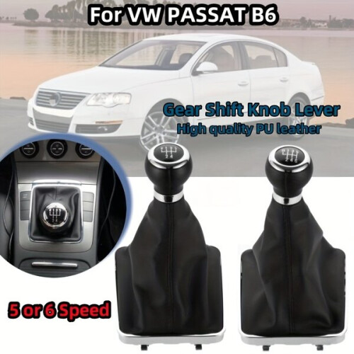 VW Passat B6 Lederschaltknauf 5- oder 6-Gang A 2