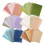 192 Sheets Textured Scrapbook Paper and Mesh Fabric Assorted Set,6 Pack Mixed Special Paper for Scrapbooking Planner 2