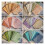 192 Sheets Textured Scrapbook Paper and Mesh Fabric Assorted Set,6 Pack Mixed Special Paper for Scrapbooking Planner 9