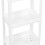 White 3-layer freestanding bathroom tower shelf, d 5