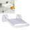 Wall-mounted folding shower seat with non-slip surface, space-saving 5