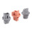 6pcs for  Land  Prado LC120 2003-2009 Bulb Base Tail Light Socket Brake Light Socket Reversing Light Socket 3