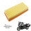 2X Motorcycle Air Filter Element Engine Intake Cleaner for  K1600GT K1600GTL 2011-2018 3