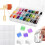 Embroidery Floss Organizer Storage Box Tools, 1 Bobbin Winde-R, 1 Removable 24 Compartments for  DIY Embroidery 4