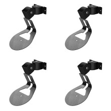 4X Wall Mount Bracket for Era 100, Wireless Speaker Space Saving Home Metal Wall Stand Holder, Black