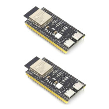 2Pcs ESP32-S3-N16R8-Soldered Dual Type-C Development Board WiFi Expansion Board 2.4G Wifi BT Module for