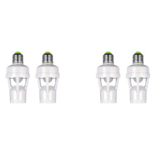 2X E27-Lampenfassungsadapter mit PIR-Bewegungssensor, AC100-240 V, LED-GlüHbirnenfassung, Konverter, Anwesenheitsmelder
