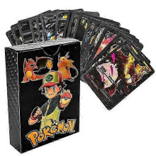 55 Ultra Rare Card Pack, Exciting Combinations of Rare Cards, Foil Cards (Black)[ch] black