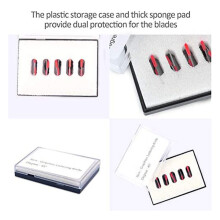 100 Pcs 45 Degree Blade Vinyl Cutter Plotter Cutting Blades for CB09 CB09U Graphtec with Blade Holder Base