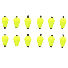 12Pcs Fly Fishing Float Strike Indicators Foam Yellow