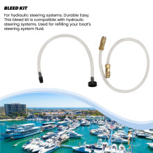 Kit di Riempimento per Spurgo Barche da 2 Pezzi per Sistemi di Sterzo Idraulici Seastar Ricarica per Riparazione di Strumenti Marini di Spurgo del