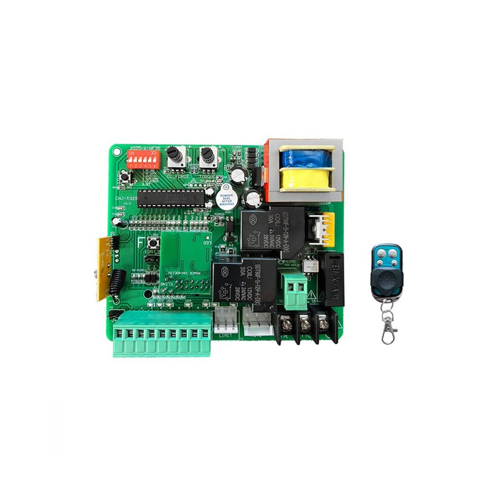 220V Sliding Gate Motor Control Board Tuya Door Module Electric Door Motor Circuit Board 433Mhz Remote Control 4711376901896