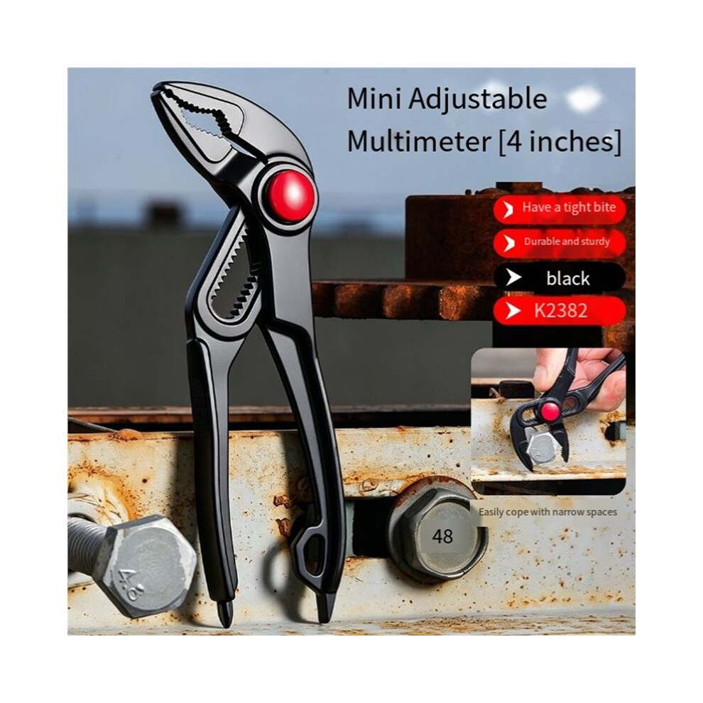 4 Inch Joint Pliers With V Jaw For Multi Grip Points Grip And Tight Space 4713206291108