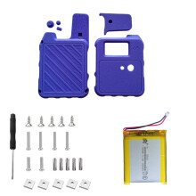 Conjunto de Carcasa y Batería de 3000 MAh para la Placa de Desarrollo para Wio Tracker L1 - Carcasa Protectora de Pantalla Todo en Morado