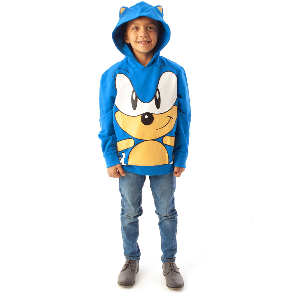 Sonic The Hedgehog (7-8 Years) Hoodie (Boys ) Blue