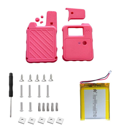 Case and 3000mAh Battery Set for Wio Tracker L1 Development Board - All-in Enclosure Screen Protection Shell
