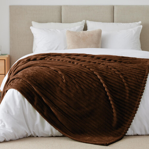 BEDELITE Cuddly Blanket Fluffy Blanket Extra Large Soft Flannel Blankets Da