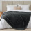 BEDELITE Cuddly Fluffy Blanket Large  Soft Flannel Blankets Anthracite 220 1