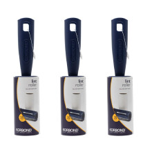 Korbond 3 Pack Lint Roller Set - 105 Sticky Easy Peel Paper Sheets - Removes Pet Hair and Lint - Suitable for All Types of Fabrics