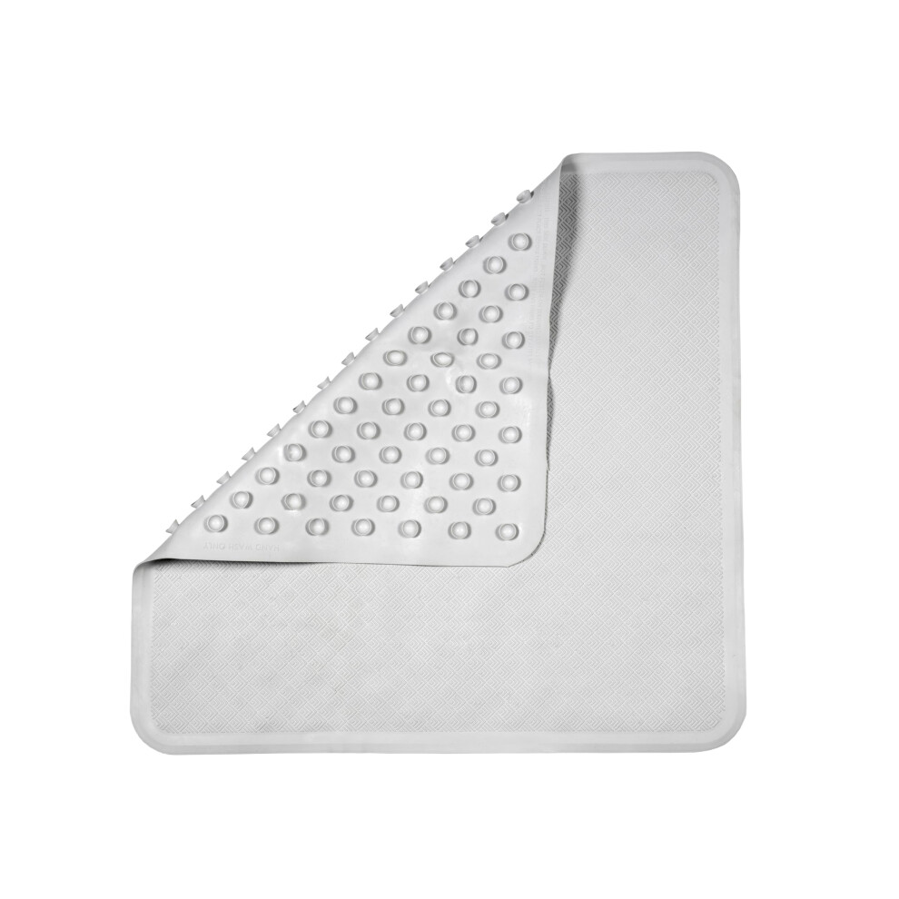 Croydex Rubagrip Square Shower Mat Secure Grip Suction Cups For A Non Slip