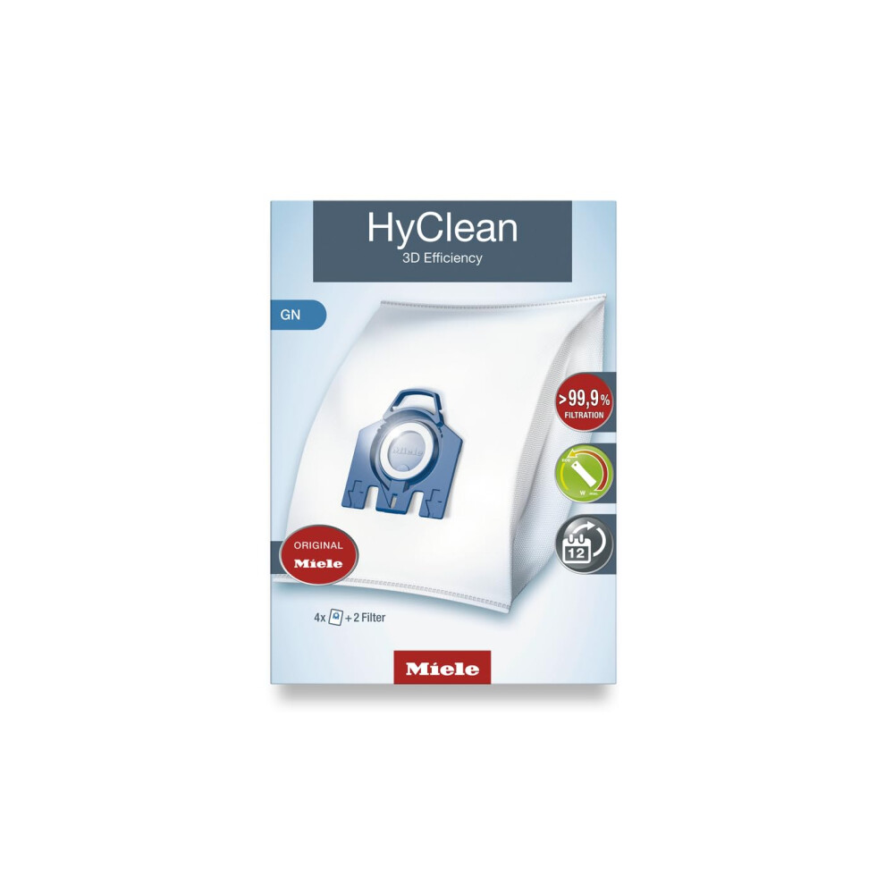 Miele 9917730 Hyclean 3D Efficiency Gn Vacuum Cleaner Bags Reliably Keep Du