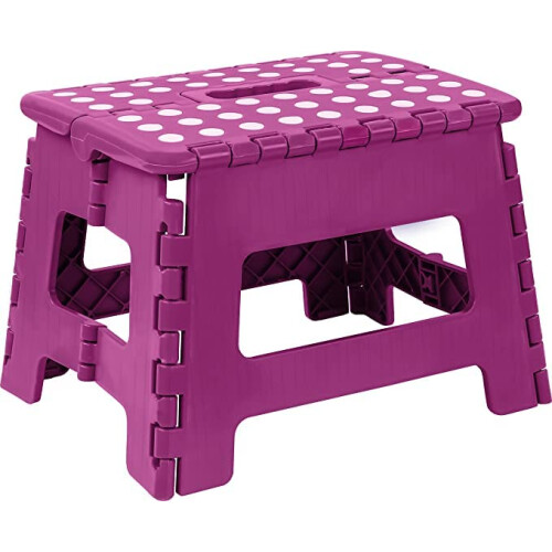 Utopia Home Folding Step Stool 9 Inch, Portable Anti Slip Surface for Kids and A