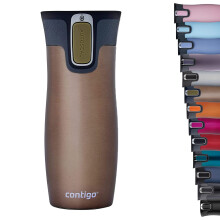 Contigo West Loop Autoseal Travel Mug, Stainless Steel Thermal Mug, Vacuum Flask