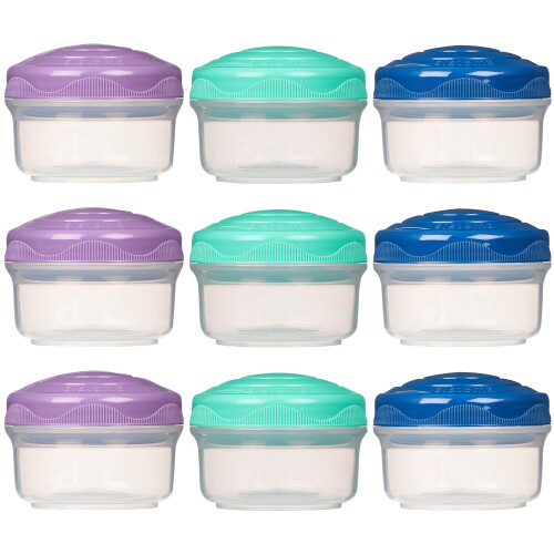 Sistema Sistema TO GO Mini Bites Snack Pots  130 ml  Stackable Snack Boxes for Kids