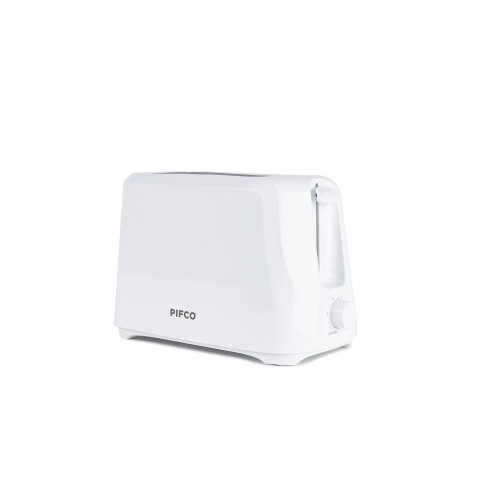 PIFCO White Toaster 2 Slice - Affordable, Variable Browning Controls, Auto Shut-Off, Removable Crumb Tray, and User-Friendly Kitchen Essential - Comp
