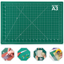 Self Healing Sewing Mat, Anezus 12" x 18" Rotary Cutting Mat Double Sided 5-Ply Craft Cutting Board for Sewing Crafts Hobby Fabric Precision Scrapboo