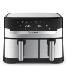 Jaime Oliver by Tefal Easy Fry Dual Drawer Air Fryer 2 Drawers 83L 8in1 Air