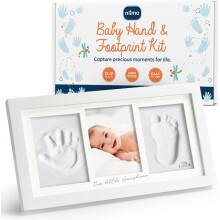 Niimo Baby Hand and Footprint Kit Clay Baby Photo Frame Inkless Hand Foo